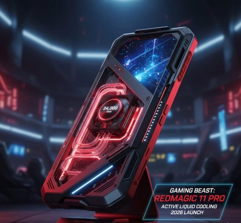 Gaming Beast: RedMagic 11 Pro Launches with Active Liquid Cooling & 24,000RPM Fan (2026)