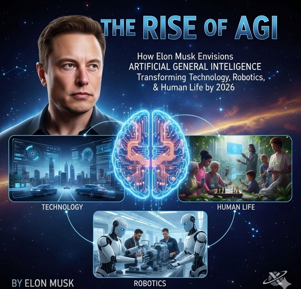The Rise of AGI: How Elon Musk Envisions Artificial General Intelligence Transforming Technology, Robotics, and Human Life by 2026