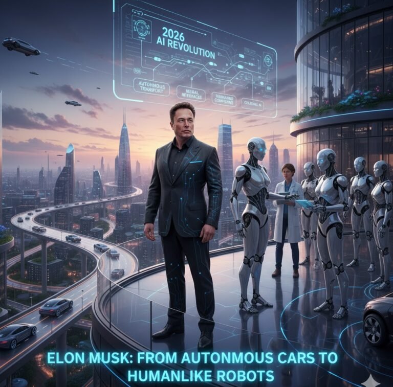 Elon Musk 2026 AI Revolution: From Autonomous Cars to Humanlike Robots